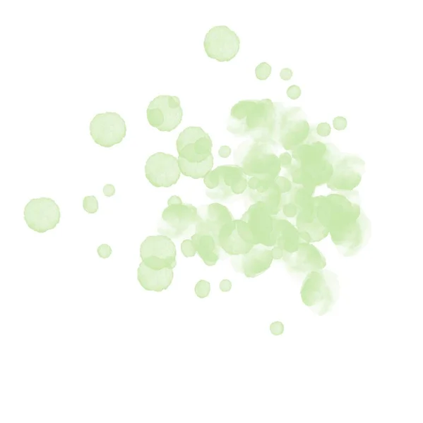 Green Dots Stylized Watercolor Illustration Background — Stock Photo, Image