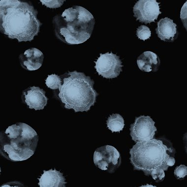 Seamless background. Watercolor dots. Abstract trendy background.