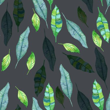 Suluboya deseni bırakır. Kusursuz desen. tropikal arkaplan.