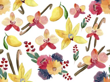 Beyaz Arkaplanda El Çekimi Çiçekleri. Güzel Doğa.