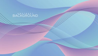 Modern soyut vektör arkaplanı. Akışkan şekiller ve çizgiler renkli rozetler, grafik elementler. Vektör illüstrasyonu