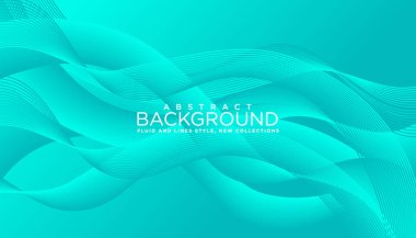 Modern soyut vektör arkaplanı. Akışkan şekiller ve çizgiler renkli rozetler, grafik elementler. Vektör illüstrasyonu