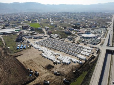 Antakya, Hatay, Turkey Drone Footage - February 14th, 2023: Turkey Earthquake, Kahramanmaras, Gaziantep, Adana, Hatay, Adiyaman February 2023, Earthquake Scenes