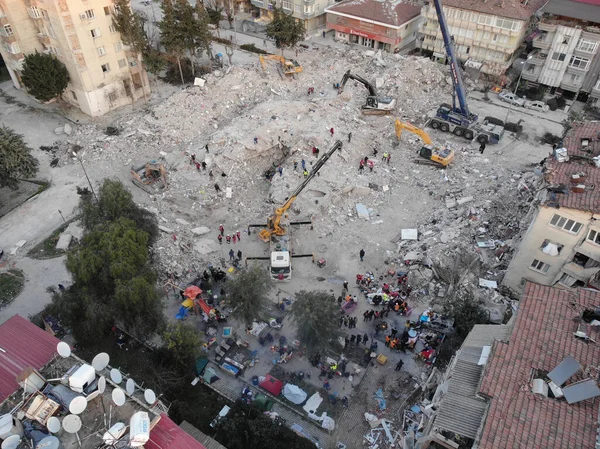 Antakya Hatay Turquía Imágenes Drones Febrero 2023 Terremoto Turquía Kahramanmaras —  Fotos de Stock