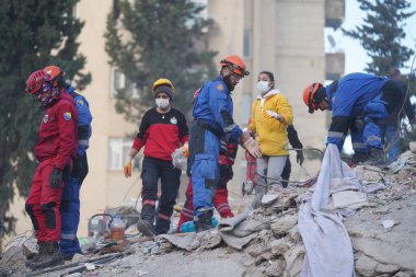 Antakya, Hatay, Turkey - February 10th, 2023: Turkey Earthquake, Kahramanmaras, Gaziantep, Adana, Hatay, Adiyaman February 2023, Earthquake Scenes
