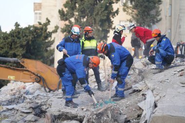 Antakya, Hatay, Turkey - February 10th, 2023: Turkey Earthquake, Kahramanmaras, Gaziantep, Adana, Hatay, Adiyaman February 2023, Earthquake Scenes