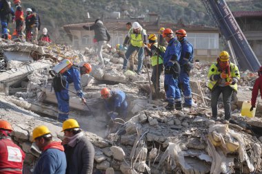 Antakya, Hatay, Turkey - February 10th, 2023: Turkey Earthquake, Kahramanmaras, Gaziantep, Adana, Hatay, Adiyaman February 2023, Earthquake Scenes