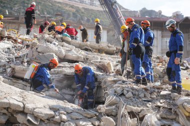 Antakya, Hatay, Turkey - February 10th, 2023: Turkey Earthquake, Kahramanmaras, Gaziantep, Adana, Hatay, Adiyaman February 2023, Earthquake Scenes