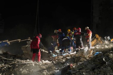 Antakya, Hatay, Turkey - February 10th, 2023: Turkey Earthquake, Kahramanmaras, Gaziantep, Adana, Hatay, Adiyaman February 2023, Earthquake Scenes