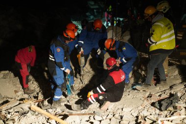 Antakya, Hatay, Turkey - February 10th, 2023: Turkey Earthquake, Kahramanmaras, Gaziantep, Adana, Hatay, Adiyaman February 2023, Earthquake Scenes