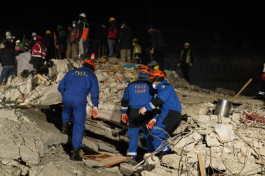 Antakya, Hatay, Turkey - February 10th, 2023: Turkey Earthquake, Kahramanmaras, Gaziantep, Adana, Hatay, Adiyaman February 2023, Earthquake Scenes
