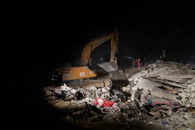 Antakya, Hatay, Turkey - February 10th, 2023: Turkey Earthquake, Kahramanmaras, Gaziantep, Adana, Hatay, Adiyaman February 2023, Earthquake Scenes