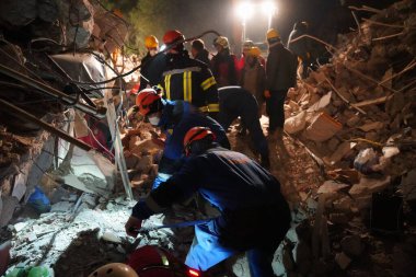 Antakya, Hatay, Turkey - February 10th, 2023: Turkey Earthquake, Kahramanmaras, Gaziantep, Adana, Hatay, Adiyaman February 2023, Earthquake Scenes