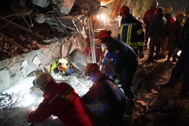 Antakya, Hatay, Turkey - February 10th, 2023: Turkey Earthquake, Kahramanmaras, Gaziantep, Adana, Hatay, Adiyaman February 2023, Earthquake Scenes