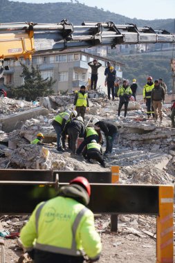 Antakya, Hatay, Turkey - February 11th, 2023: Turkey Earthquake, Kahramanmaras, Gaziantep, Adana, Hatay, Adiyaman February 2023, Earthquake Scenes