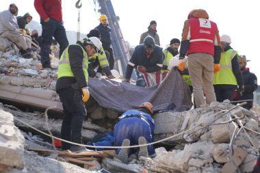 Antakya, Hatay, Turkey - February 11th, 2023: Turkey Earthquake, Kahramanmaras, Gaziantep, Adana, Hatay, Adiyaman February 2023, Earthquake Scenes