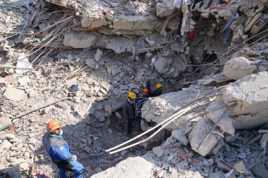 Antakya, Hatay, Turkey - February 11th, 2023: Turkey Earthquake, Kahramanmaras, Gaziantep, Adana, Hatay, Adiyaman February 2023, Earthquake Scenes
