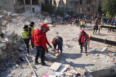 Antakya, Hatay, Turkey - February 11th, 2023: Turkey Earthquake, Kahramanmaras, Gaziantep, Adana, Hatay, Adiyaman February 2023, Earthquake Scenes