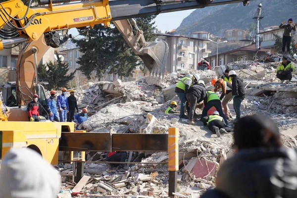 Antakya Hatay Turkey February 11Th 2023 Turkey Earthquake Kahramanmaras Gaziantep — стоковое фото