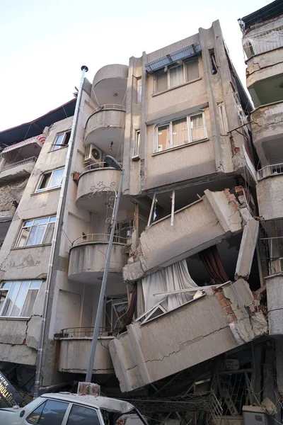 Antakya Hatay Turquía Febrero 2023 Terremoto Turquía Kahramanmaras Gaziantep Adana — Foto de Stock