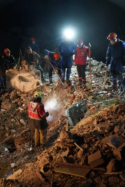 Antakya Hatay Turquia Fevereiro 2023 Terremoto Turquia Kahramanmaras Gaziantep Adana — Fotografia de Stock