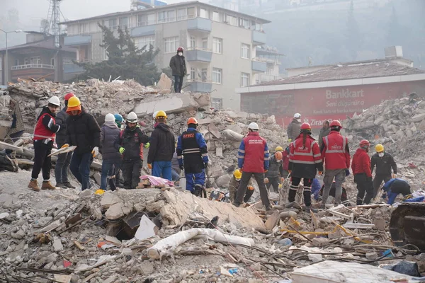 Antakya Hatay Türkei Februar 2023 Erdbeben Der Türkei Kahramanmaras Gaziantep — Stockfoto