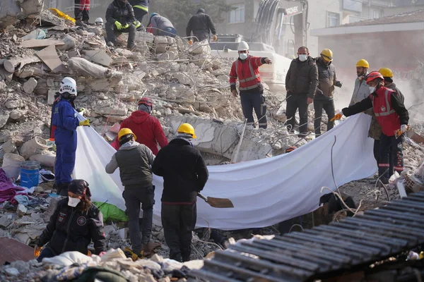 Antakya Hatay Turkije Februari 2023 Turkije Aardbeving Kahramanmaras Gaziantep Adana — Stockfoto
