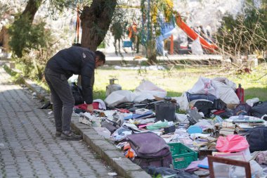 Antakya, Hatay, Türkiye - 14 Şubat 2023: Türkiye Depremi, Kahramanmaras, Gaziantep, Adana, Hatay, Adiyaman Şubat 2023, Deprem Sahneleri