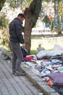Antakya, Hatay, Türkiye - 14 Şubat 2023: Türkiye Depremi, Kahramanmaras, Gaziantep, Adana, Hatay, Adiyaman Şubat 2023, Deprem Sahneleri