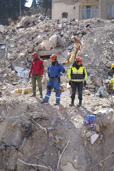 Antakya Hatay Turkey February 14Th 2023 Turkey Earthquake Kahramanmaras Gaziantep — Stock Photo, Image