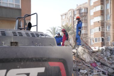 Antakya, Hatay, Türkiye - 15 Şubat 2023: Türkiye Depremi, Kahramanmaras, Gaziantep, Adana, Hatay, Adiyaman Şubat 2023, Deprem Sahneleri