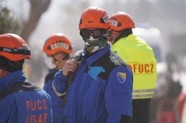 Antakya, Hatay, Türkiye - 15 Şubat 2023: Türkiye Depremi, Kahramanmaras, Gaziantep, Adana, Hatay, Adiyaman Şubat 2023, Deprem Sahneleri