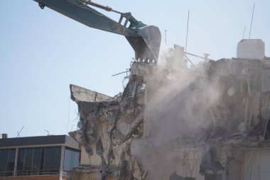 Antakya, Hatay, Türkiye - 16 Şubat 2023: Türkiye Depremi, Kahramanmaras, Gaziantep, Adana, Hatay, Adiyaman Şubat 2023, Deprem Sahneleri