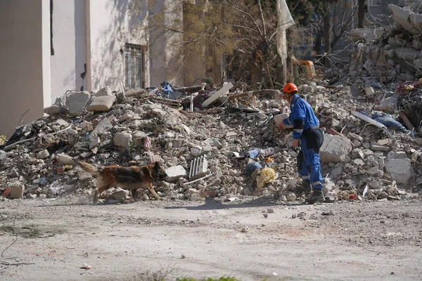 stock image Antakya, Hatay, Turkey - February 15th, 2023: Turkey Earthquake, Kahramanmaras, Gaziantep, Adana, Hatay, Adiyaman February 2023, Earthquake Scenes