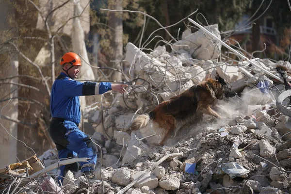 Antakya Hatay Turkiet Februari 2023 Turkiet Jordbävning Kahramanmaras Gaziantep Adana Stockbild