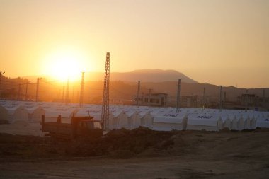 Antakya, Hatay, Türkiye - 16 Şubat 2023: Türkiye Depremi, Kahramanmaras, Gaziantep, Adana, Hatay, Adiyaman Şubat 2023, Deprem Sahneleri