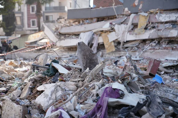 Antakya Hatay Turkiet Februari 2023 Turkiet Jordbävning Kahramanmaras Gaziantep Adana — Stockfoto