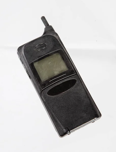 Old Telephone Isolated White Background — Stock Photo, Image