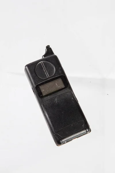 古い電話隔離された白い背景 — ストック写真