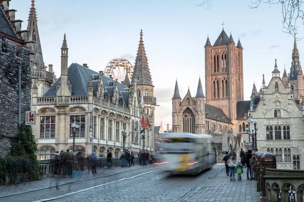 stock image Gent, Belgium at day, Ghent old town