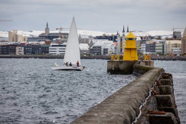 Reykjavik 'teki opera binası.