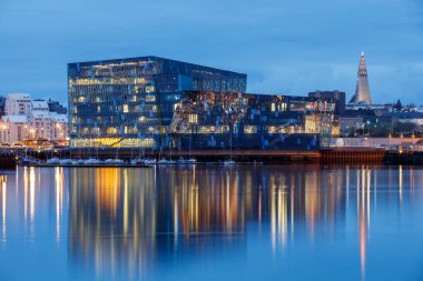 Reykjavik 'teki opera binası.