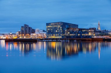 Reykjavik 'teki opera binası.