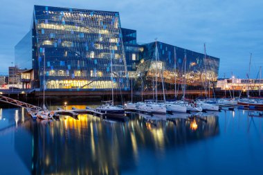 Reykjavik 'teki opera binası.