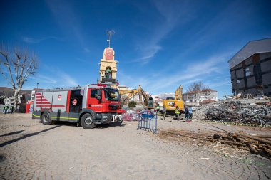 Türkiye - 7 Şubat 2023: Türkiye depremi, kahramanmaras, gaziantep, adana, Hatay, Adiyaman Şubat 2023, deprem sahneleri
