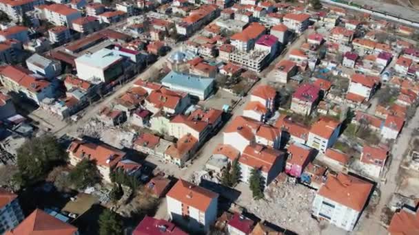 Турции Февраля 2023 Года Землетрясение Турции Кахраманмарас Газиантеп Адана Хатай — стоковое видео