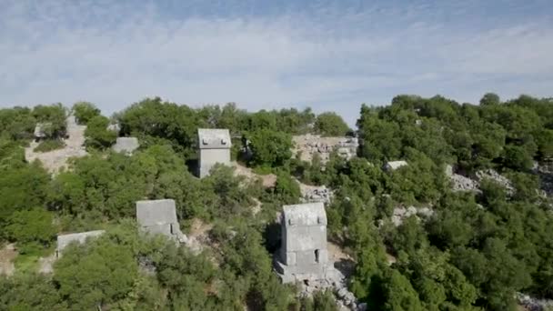 Ancienne Ville Kyaneai Turquie Amphiteather — Video