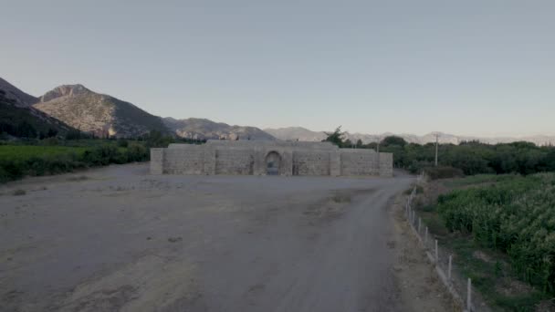 Die Karawanserei Krkgz Han Liegt Der Straße Antalya Burdur Die — Stockvideo