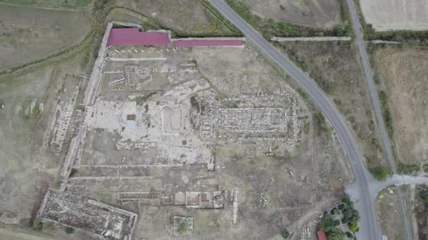 Μαγνησία Ερείπια Της Αρχαίας Πόλης Της Μαιάνδρου Αρχαίας Ελληνικής Πόλης — Αρχείο Βίντεο