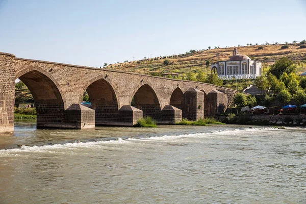 Dicle Bridge Historic Bridge Diyarbakr River Tigris Southeastern Turkey Completed — Stock Photo, Image